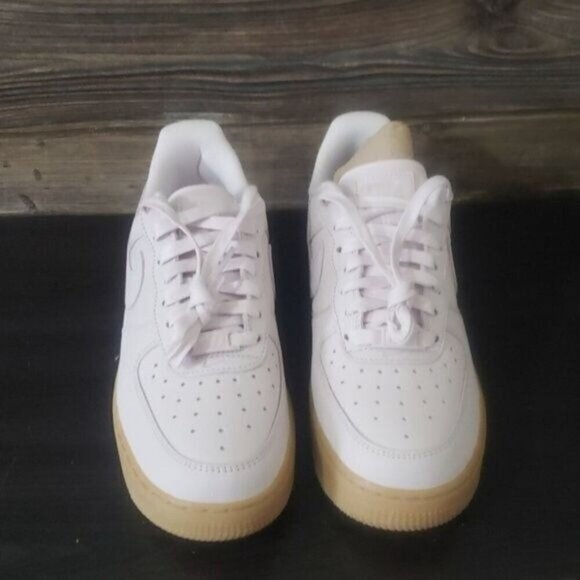 New Nike Air Force 1 Womens Pastel Pink Sneakers Size 8 Streetwear Classic - Picture 3 of 9